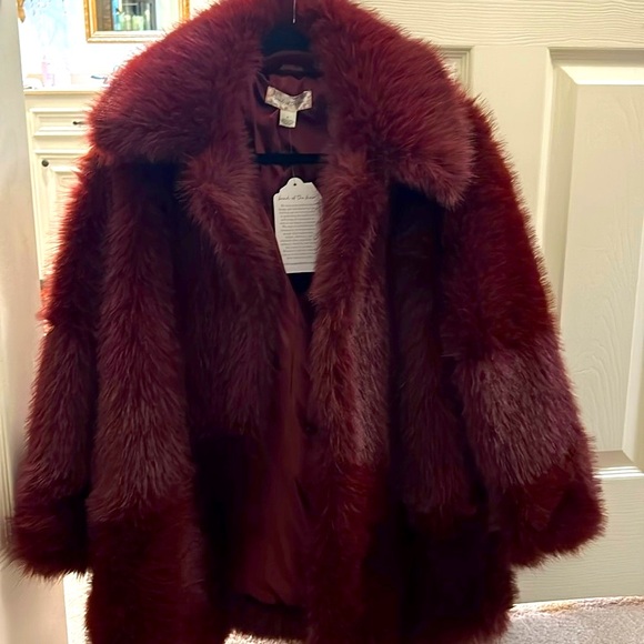 NWT FINAL SALE Band of The Free Faux Fur Coat - Picture 3 of 6